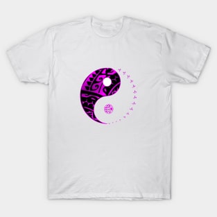 RAANUI - Yin Yang (purple) T-Shirt